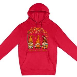 Happy Fall Yall Gnome Autumn Gnomes Pumpkin Spice Season Premium Pullover Hoodie