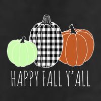 Happy Fall Yall Pumpkin 7 Panel Mesh Trucker Snapback Hat