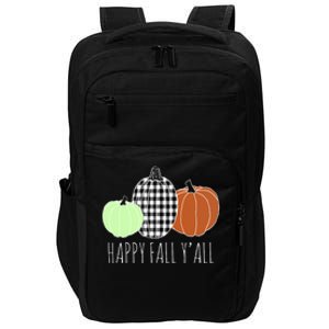 Happy Fall Yall Pumpkin Impact Tech Backpack