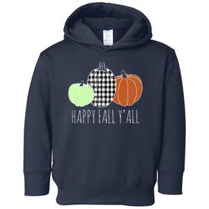 Happy Fall Yall Pumpkin Toddler Hoodie