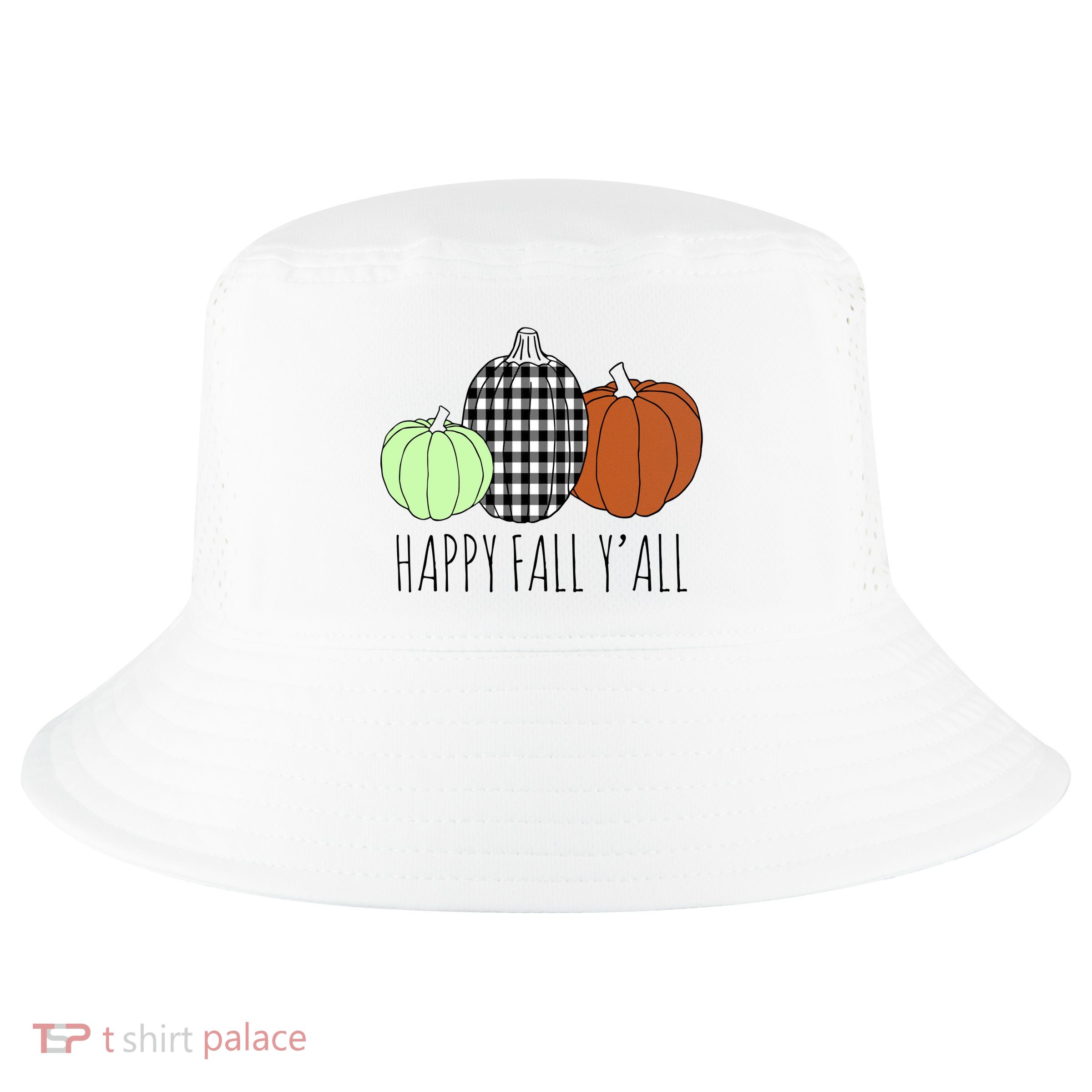 Happy Fall Yall Pumpkin Cool Comfort Performance Bucket Hat