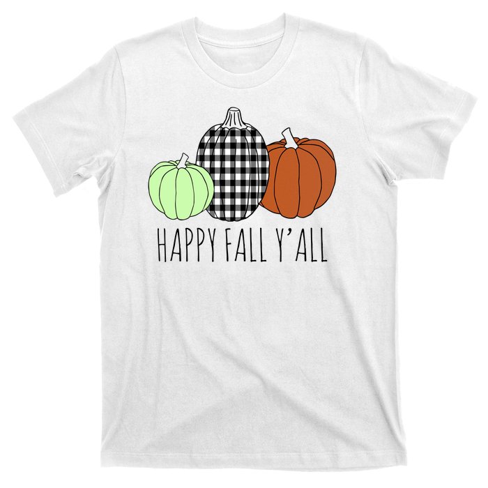 Happy Fall Yall Pumpkin T-Shirt