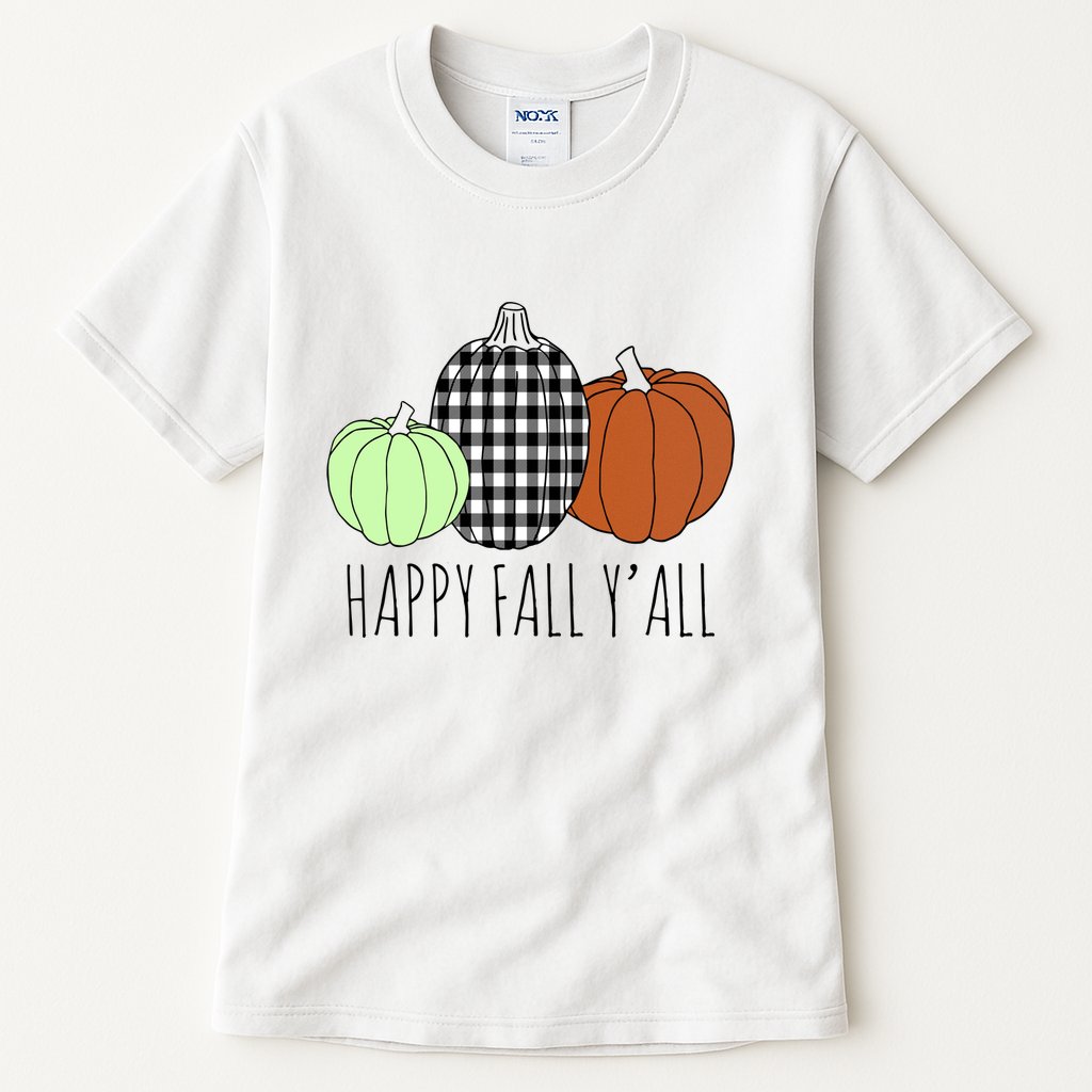 Happy Fall Yall Pumpkin Tall T-Shirt