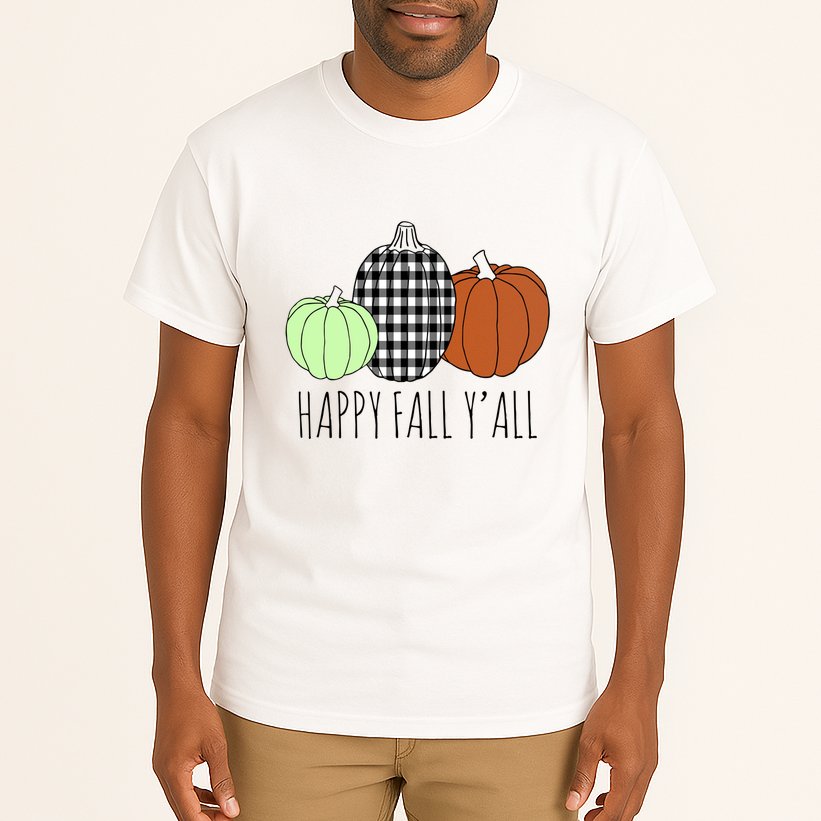 Happy Fall Yall Pumpkin Tall T-Shirt