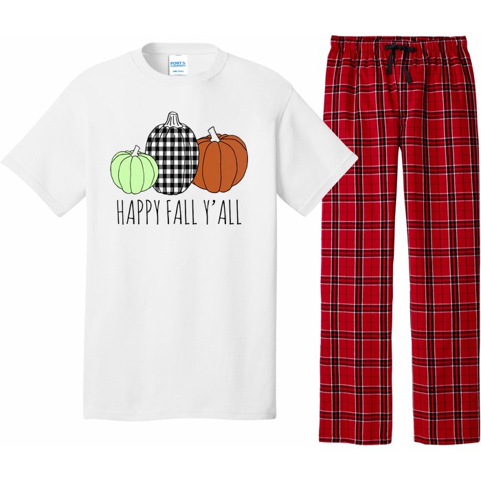 Happy Fall Yall Pumpkin Pajama Set