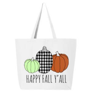 Happy Fall Yall Pumpkin 25L Jumbo Tote