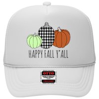 Happy Fall Yall Pumpkin Trucker Hat
