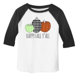 Happy Fall Yall Pumpkin Toddler Fine Jersey T-Shirt