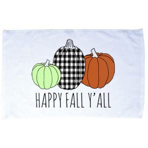 Happy Fall Yall Pumpkin Microfiber Hand Towel