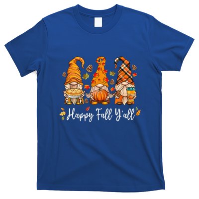 Happy Fall Yall Gnome Pumpkin Truck Autumn Thanksgiving T-Shirt