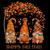 Happy Fall Yall Gnome Autumn Gnomes Pumpkin Spice Season 16 in Basic Backpack