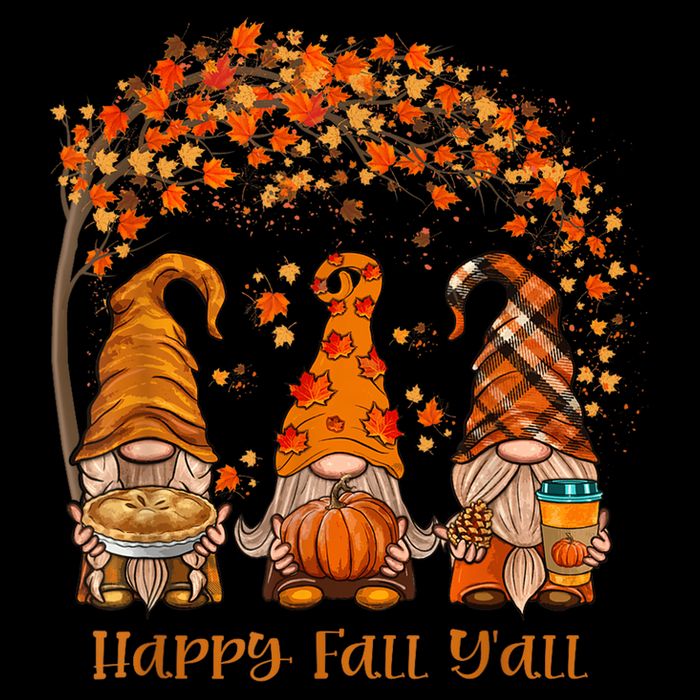 Happy Fall Yall Gnome Autumn Gnomes Pumpkin Spice Season 16 in Basic Backpack