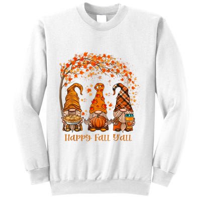 Happy Fall Yall Gnome Autumn Gnomes Pumpkin Spice Season Sweatshirt