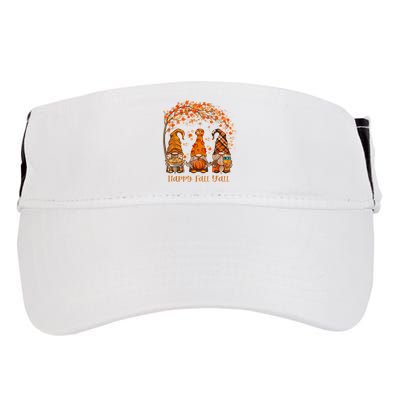Happy Fall Yall Gnome Autumn Gnomes Pumpkin Spice Season Adult Drive Performance Visor