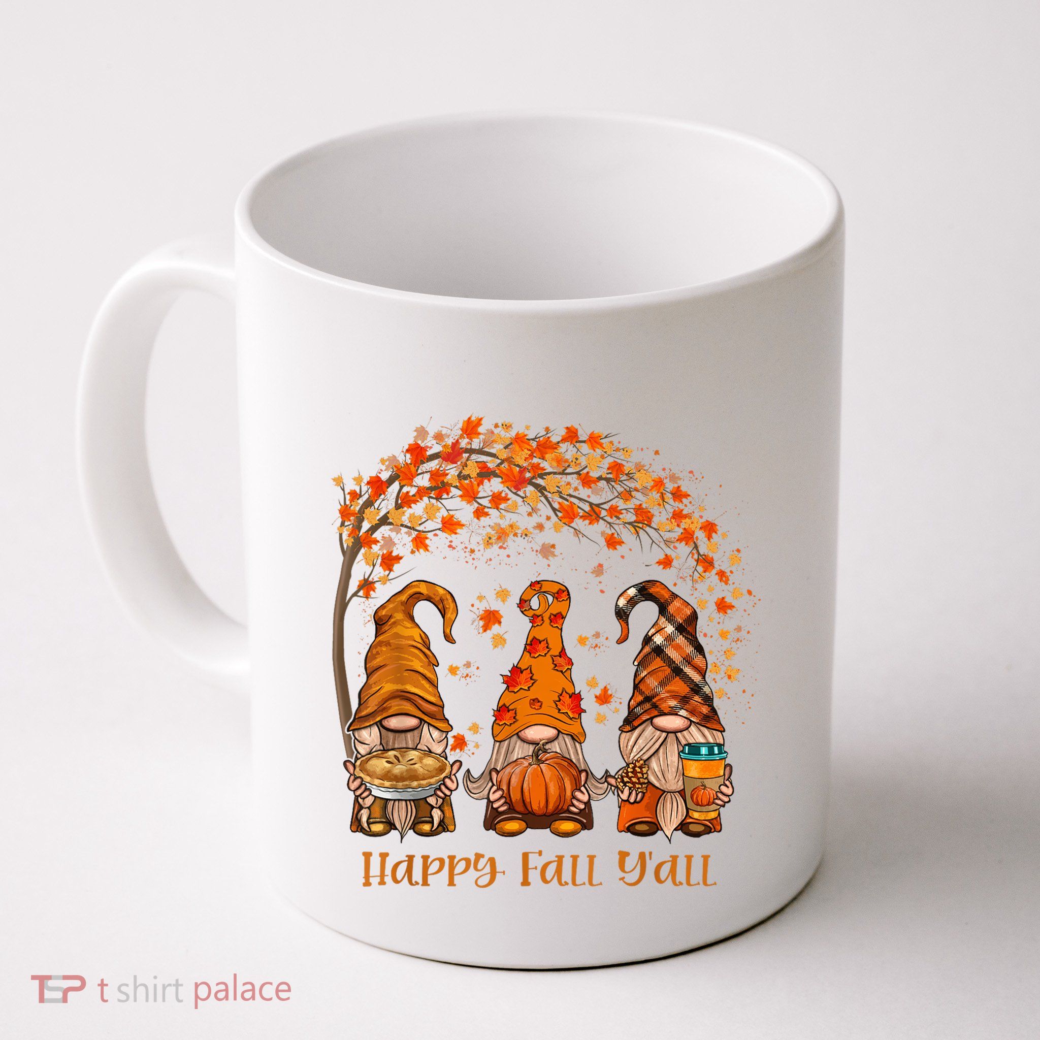 Happy Fall Yall Gnome Autumn Gnomes Pumpkin Spice Season Mug