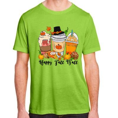 Happy Fall Yall Pumpkin Truck Autumn Thanksgiving Adult ChromaSoft Performance T-Shirt