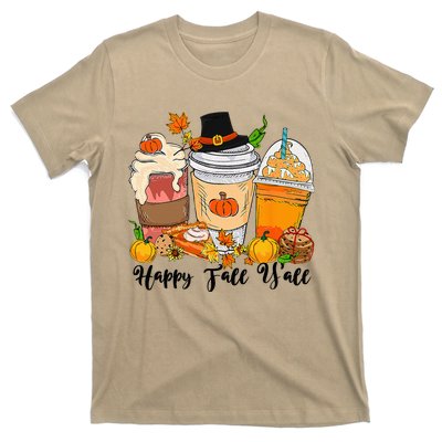 Happy Fall Yall Pumpkin Truck Autumn Thanksgiving T-Shirt