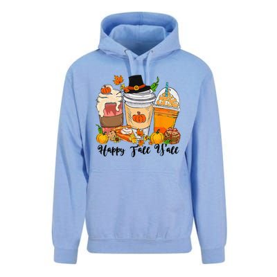 Happy Fall Yall Pumpkin Truck Autumn Thanksgiving Unisex Surf Hoodie