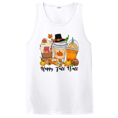 Happy Fall Yall Pumpkin Truck Autumn Thanksgiving PosiCharge Competitor Tank