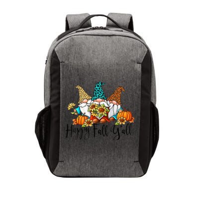 Happy Fall Y'all Gnomes Leopard Pumpkin Autumn Thanksgiving Gift Vector Backpack