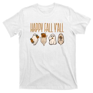 Happy Fall Yall Funny Halloween T-Shirt