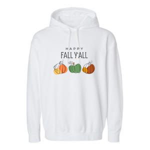 Happy Fall Yall Garment-Dyed Fleece Hoodie