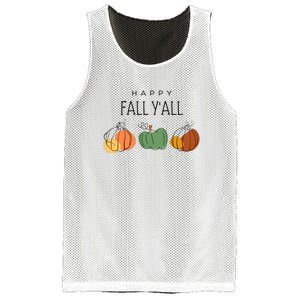 Happy Fall Yall Mesh Reversible Basketball Jersey Tank