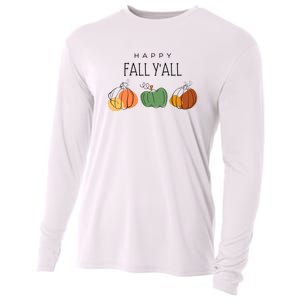 Happy Fall Yall Cooling Performance Long Sleeve Crew