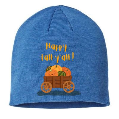 Happy Fall Yall Pumpkin Sustainable Beanie