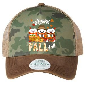 Happy Fall Y'all Thanksgiving Dental Dentist Squad Tooth Funny Gift Legacy Tie Dye Trucker Hat