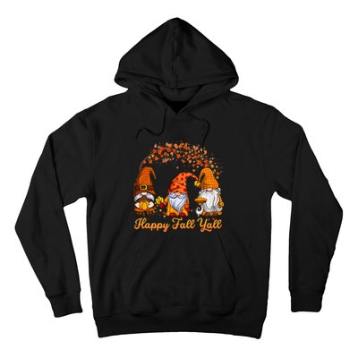 Happy Fall YAll Autumn Thanksgiving Fall Season Gnome Hoodie