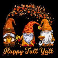 Happy Fall YAll Autumn Thanksgiving Fall Season Gnome Tall T-Shirt