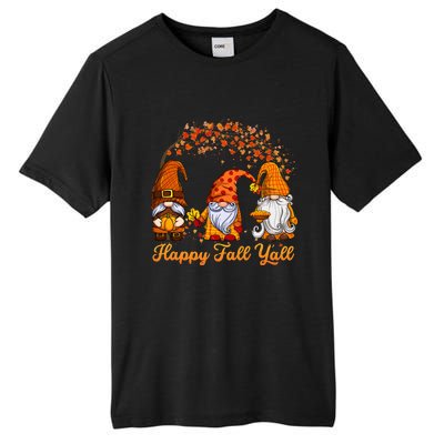 Happy Fall YAll Autumn Thanksgiving Fall Season Gnome Tall Fusion ChromaSoft Performance T-Shirt