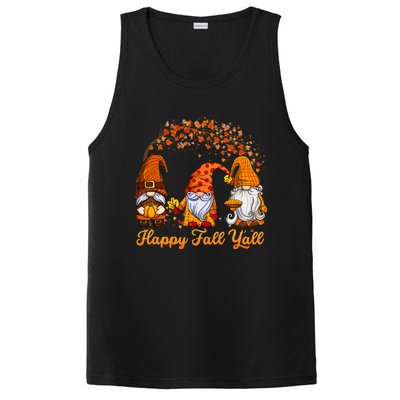 Happy Fall YAll Autumn Thanksgiving Fall Season Gnome PosiCharge Competitor Tank