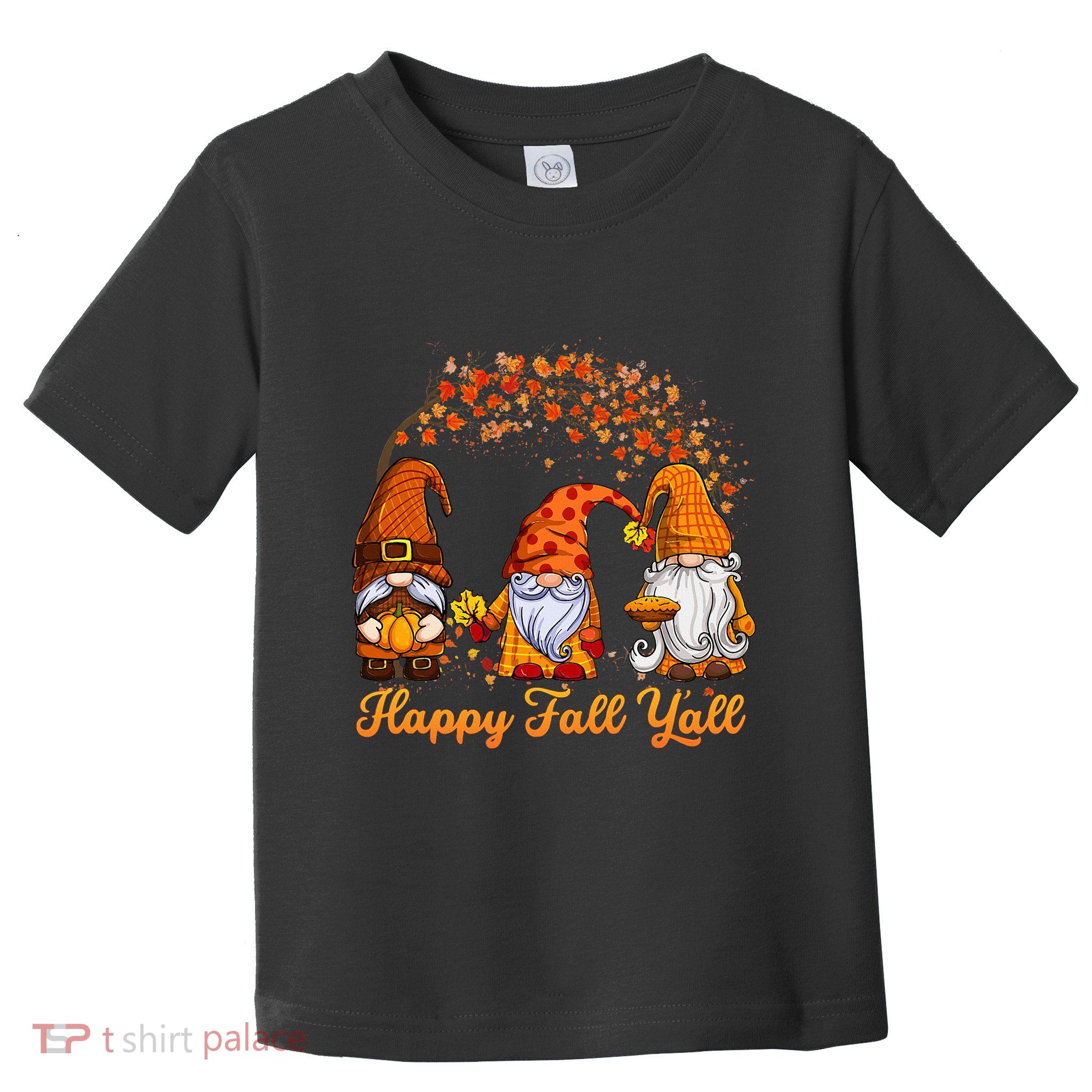 Happy Fall YAll Autumn Thanksgiving Fall Season Gnome Toddler T-Shirt