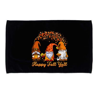 Happy Fall YAll Autumn Thanksgiving Fall Season Gnome Microfiber Hand Towel