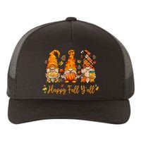 Happy Fall YAll Gnome Pumpkin Autumn Thanksgiving Yupoong Adult 5-Panel Trucker Hat