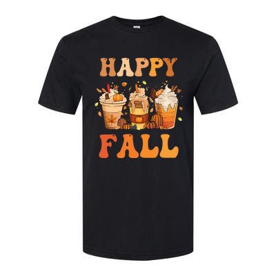 Happy Fall Yall Autumn Halloween Pumpkin Spice Latte Softstyle® CVC T-Shirt