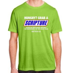 Hungry Grab A Scripture Blessed Are Those Who Hunger Gifts Adult ChromaSoft Performance T-Shirt