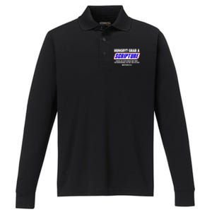 Hungry Grab A Scripture Blessed Are Those Who Hunger Gifts Performance Long Sleeve Polo