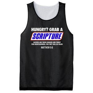 Hungry Grab A Scripture Blessed Are Those Who Hunger Gifts Mesh Reversible Basketball Jersey Tank