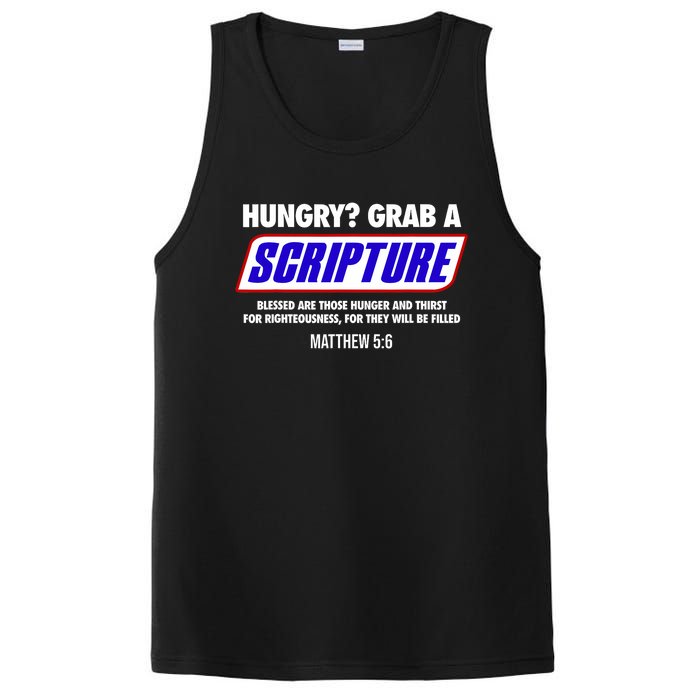 Hungry Grab A Scripture Blessed Are Those Who Hunger Gifts PosiCharge Competitor Tank