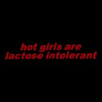 Hot Girl Are Lactose Intolerant Zip Tote Bag