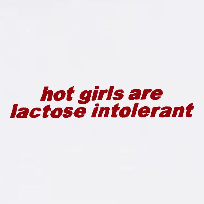 Hot Girl Are Lactose Intolerant Short Acrylic Beanie