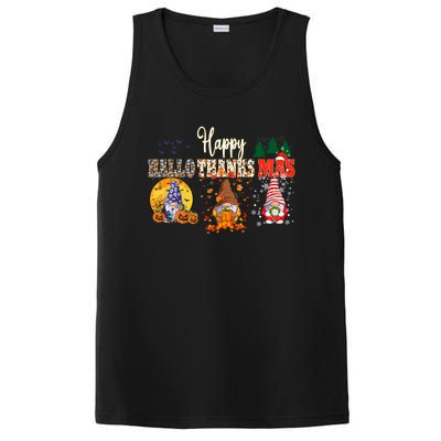 Halloween Gnomes Autumn Pumpkin Happy Hallothanksmas Gift PosiCharge Competitor Tank