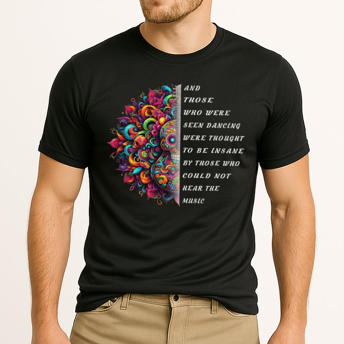 Hippie Guitar And Those Who Were Seen Dancing Peace Vibes Performance Shirt