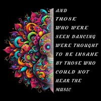 Hippie Guitar And Those Who Were Seen Dancing Peace Vibes Impact Tech Backpack