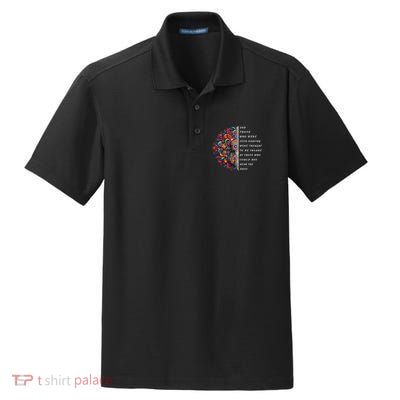 Hippie Guitar And Those Who Were Seen Dancing Peace Vibes Dry Zone Grid Polo