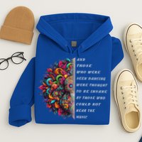 Hippie Guitar And Those Who Were Seen Dancing Peace Vibes Hoodie