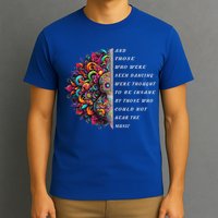 Hippie Guitar And Those Who Were Seen Dancing Peace Vibes T-Shirt